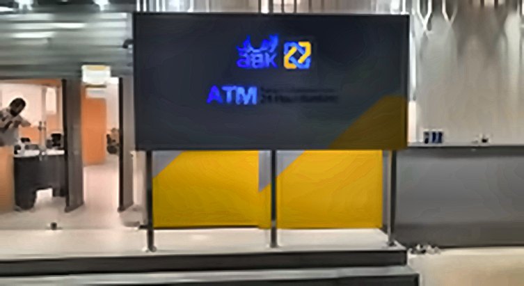 ABK ATM sign