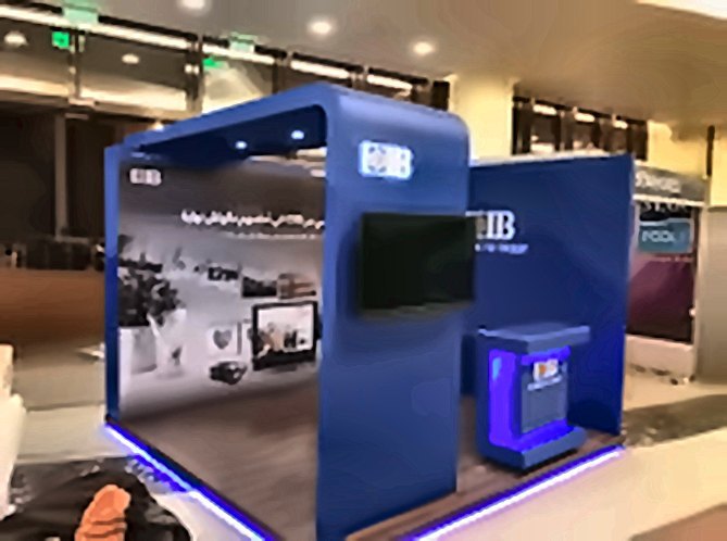 CIB branded booth