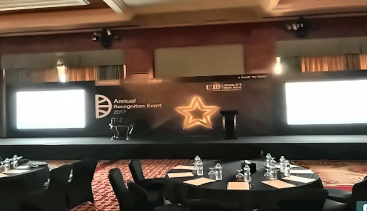 CIB annual event stage