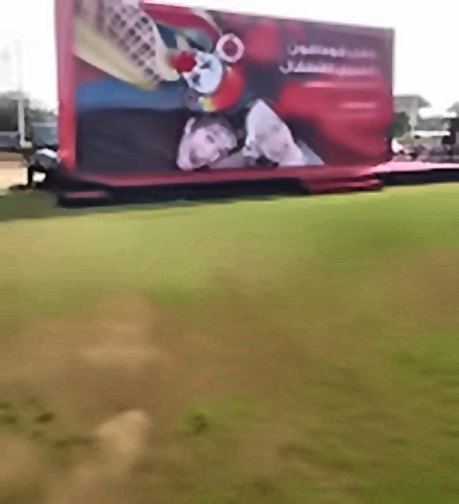 Vodafone outdoor event billboard
